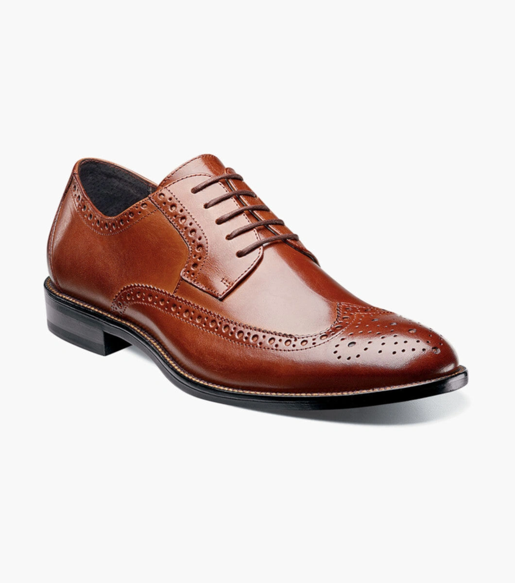 Stacy Adams Garrison Cognac: Zamansız Wingtip Şıklığıyla Tanışın！